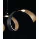 SOSPENSIONE LED HELIX NERA/ORO 30W 2520LM 4000K 125X13,5CM
