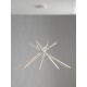 SOSPENSIONE LED SHANGHAI BIANCA 54W 6560LM 3000K 113X51,5CM