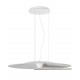 STATEMENT REFLECTIVE PENDANT WHITE MARBLE Ø110cm HANDMADE IN ITALY