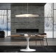 STATEMENT REFLECTIVE PENDANT WHITE MARBLE Ø110cm HANDMADE IN ITALY