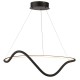BLACK WAVY LED RING D:70cm
