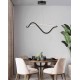 BLACK WAVY LED RING D:70cm