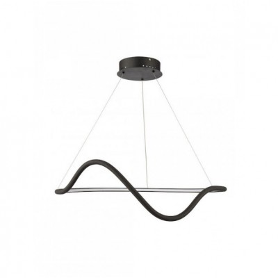 BLACK WAVY LED RING D:70cm