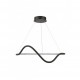 BLACK WAVY LED RING D:70cm