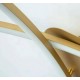 BRUSHED GOLD MATT LED CEILING LIGHTING FIXTURE