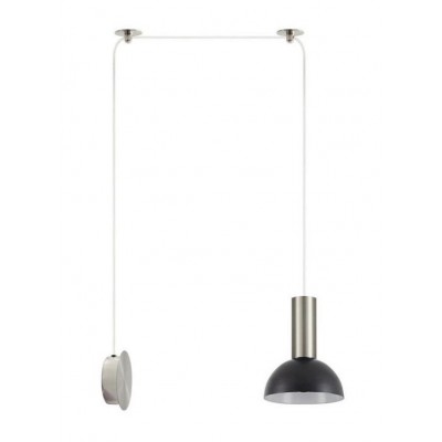 SCONCE PENDANT SYSTEM 3m  MATTE NICKEL-MATTE BLACK METAL