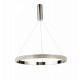 SUSPENDED LED RING CHROME-DIAMOND ACRYLIC D:60cm
