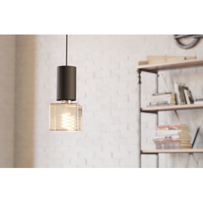 DECORATIVE E27 BULB AMBER-CUBE