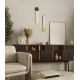 ΑΠΛΙΚΑ ΤΟΙΧΟΥ ΟΒΑΛ Η:48,2cm BLACK-GOLD