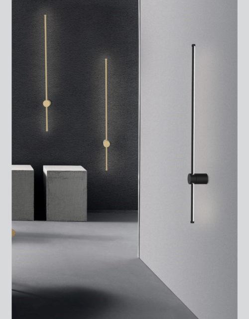 ΑΠΛΙΚΑ LED VARNISHED GOLD&BLACK MATT ITALY