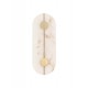 ΑΠΛΙΚΑ ΤΟΙΧΟΥ Brass Gold Steel, Aluminium & Imitated Marble