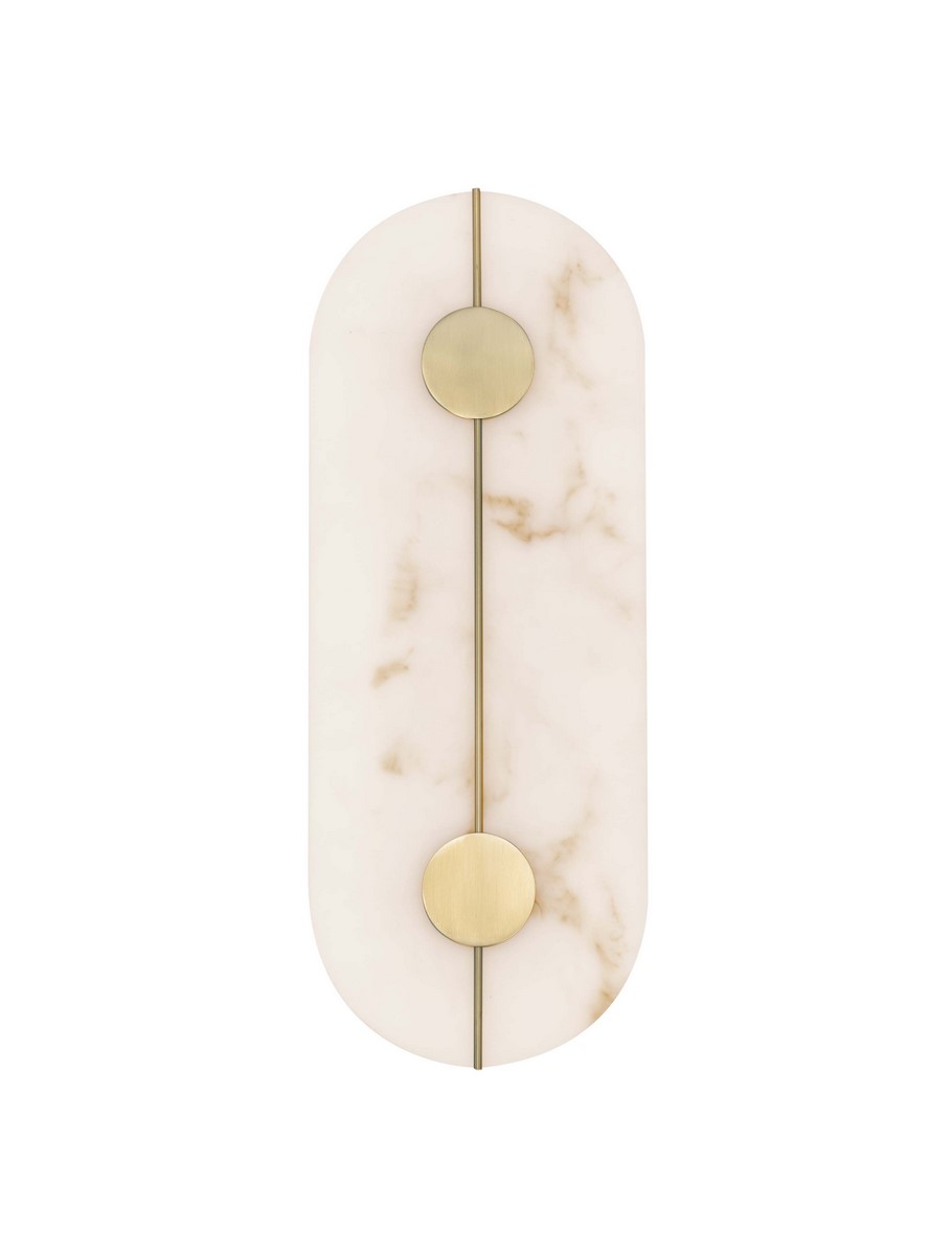 ΑΠΛΙΚΑ ΤΟΙΧΟΥ Brass Gold Steel, Aluminium & Imitated Marble
