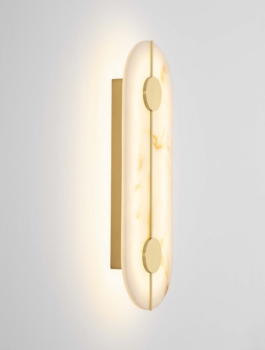 ΑΠΛΙΚΑ ΤΟΙΧΟΥ Brass Gold Steel, Aluminium & Imitated Marble