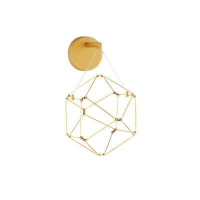 ΑΠΛΙΚΑ ΤΟΙΧΟΥ LED  Copper & Gold Metal