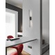 BLACK METAL WALL APPLIANCES H:74cm