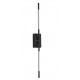 BLACK METAL WALL APPLIANCES H:74cm