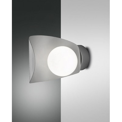 ΑΠΛΙΚΑ LED METAL FRAME AND BLOWN GLASS SILVER