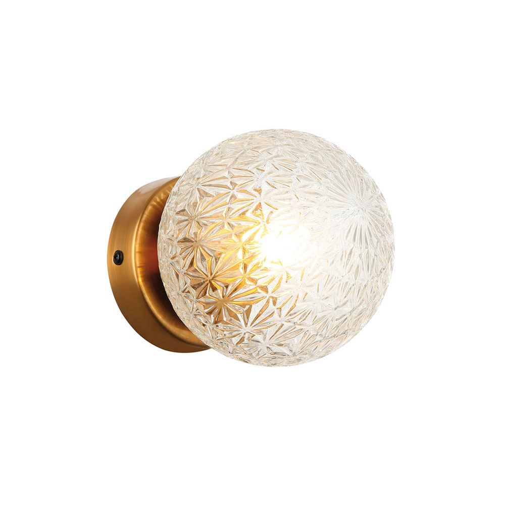 CUT GLASS WALL SCONCE