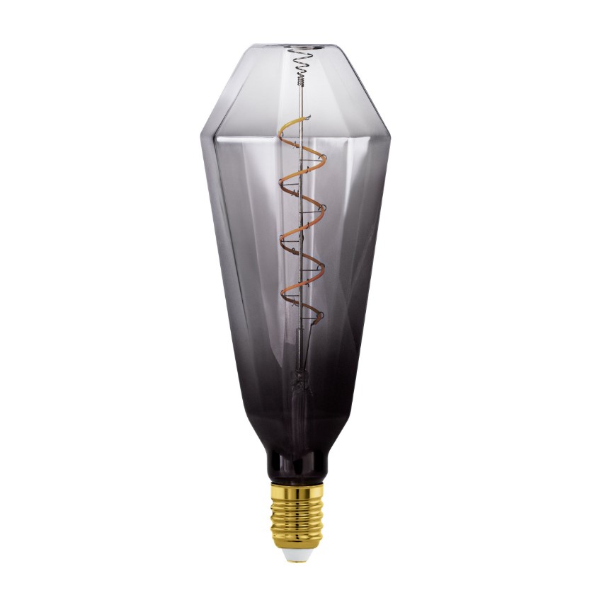 GREY CRYSTAL DECORATIVE LIGHT BULB E27