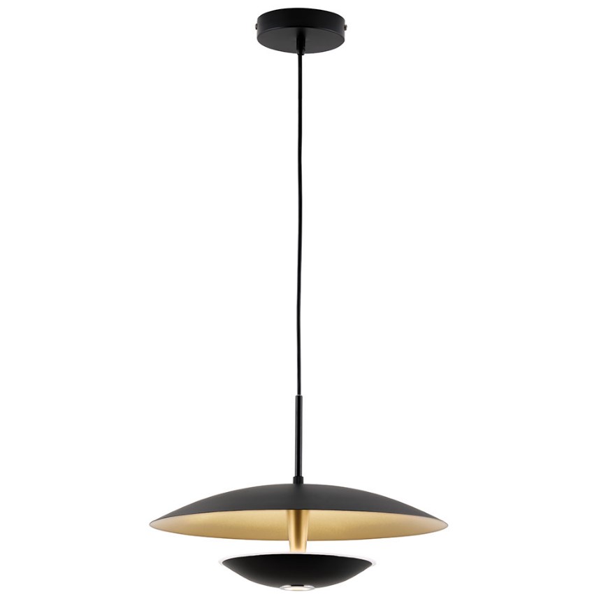 REFLECTIVE PENDANT LIGHT BLACK-GOLD Ø40cm