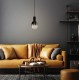 DECORATIVE GRADIENT GREY BULB E27 Ø12cm