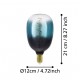 DECORATIVE GRADIENT BLUE BULB E27 Ø12cm