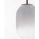 GRADIENT WHITE OVAL PENDANT Ø12cm