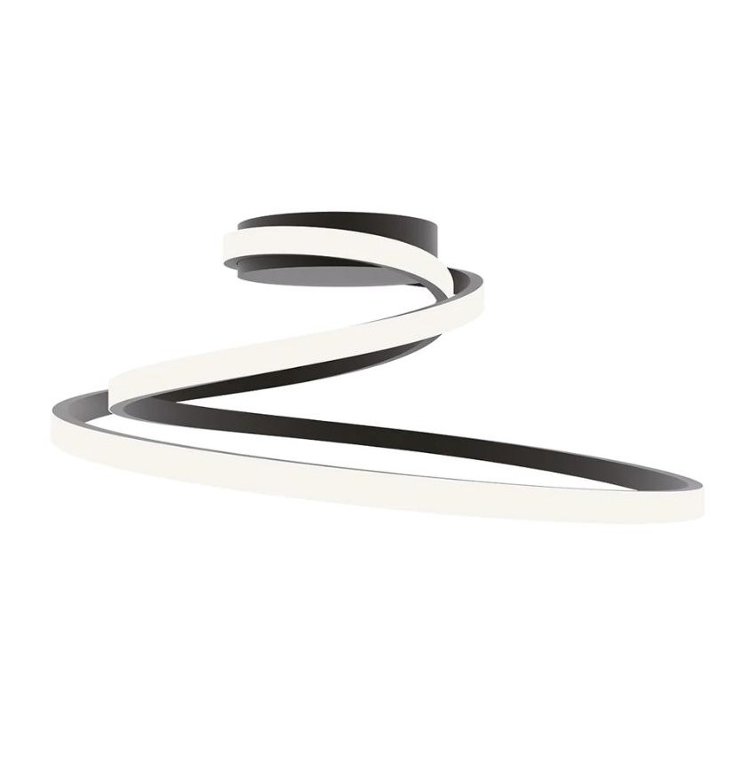 PLAFONIERA LED COASTER NERA 40W 5440LM CCT 50X22CM