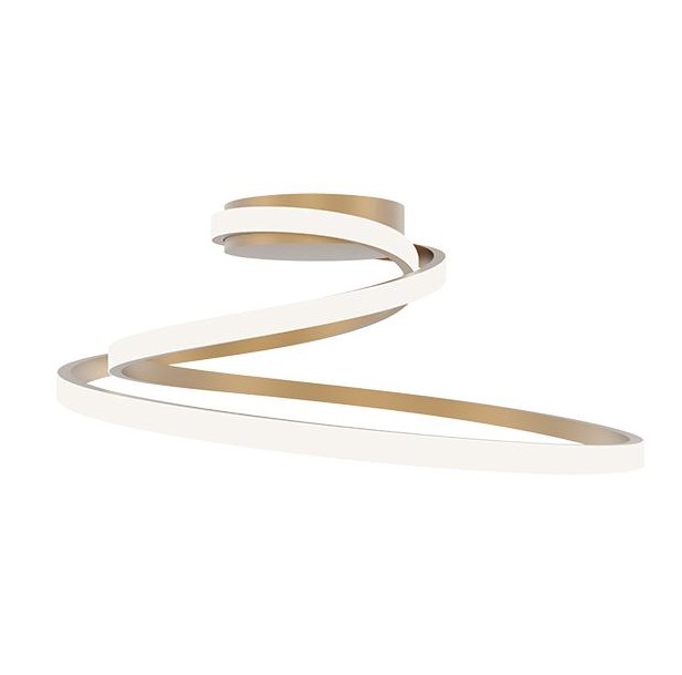 PLAFONIERA LED COASTER ORO 40W 5440LM CCT 50X22CM