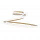 PLAFONIERA LED COASTER ORO 40W 5440LM CCT 50X22CM