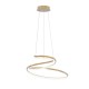 SOSPENSIONE LED COASTER ORO 60W 8000LM CCT 60X28CM