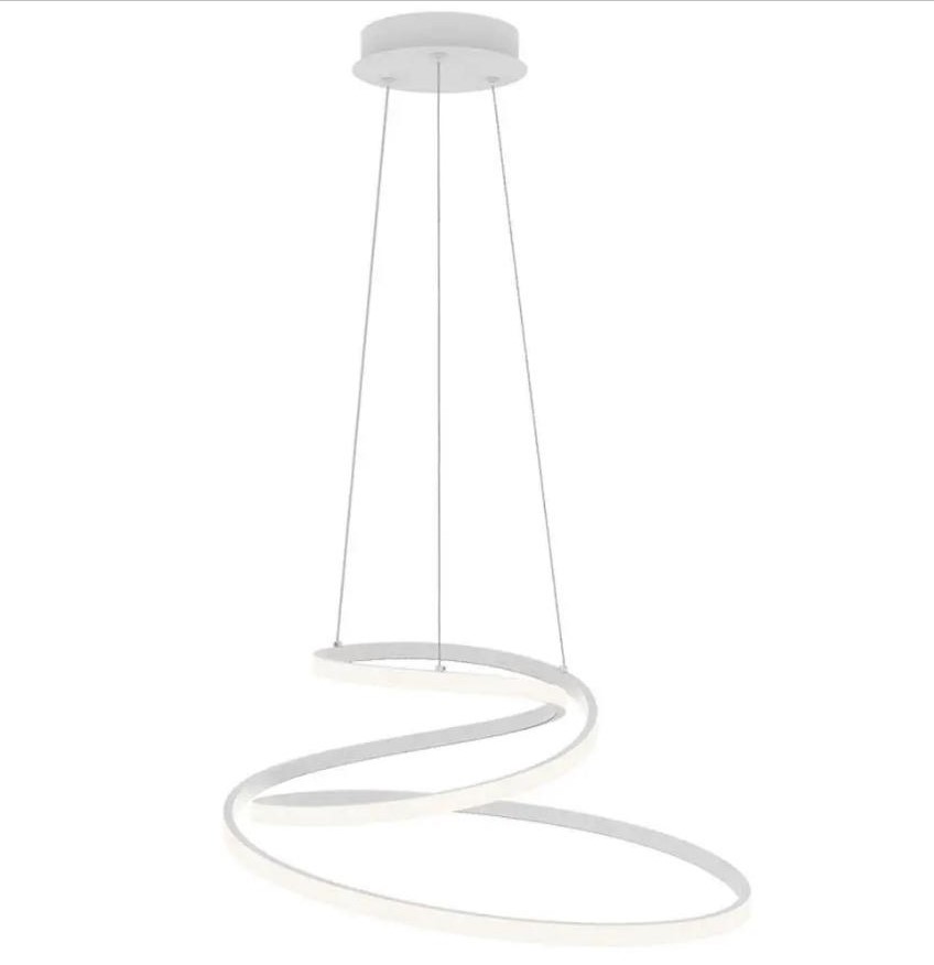 SOSPENSIONE LED COASTER BIANCA 60W 8000LM CCT 60X28CM