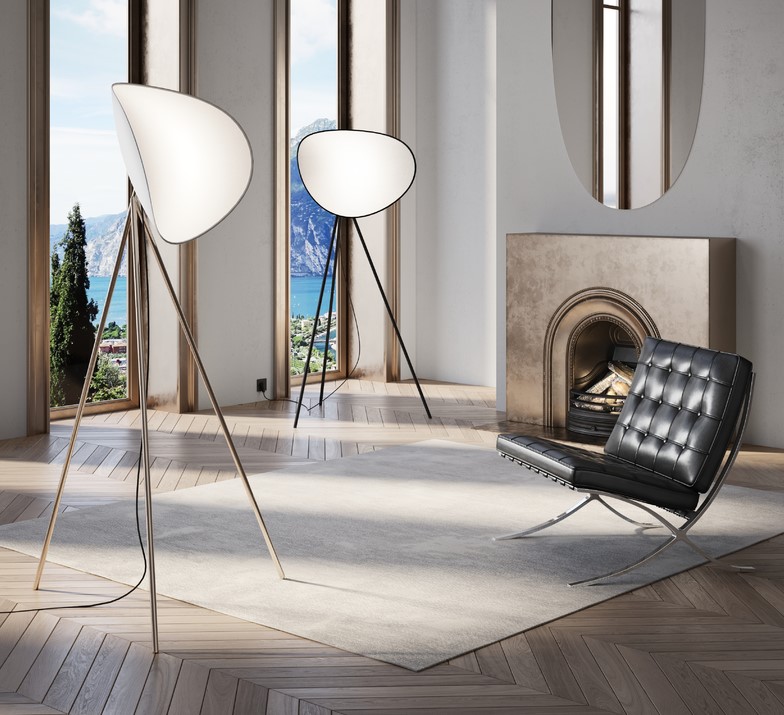 CONTEMPORARY TRIPOD LED FLOOR LAMP H:180cm BELGIUM
