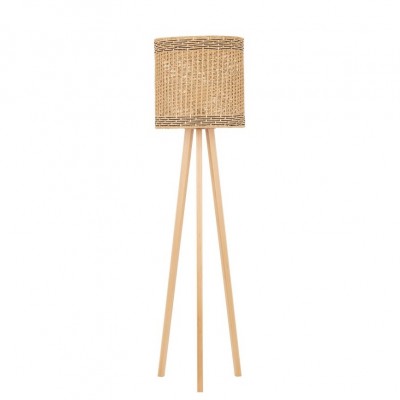 ΕΠΙΔΑΠΕΔΙΟ VINTAGE ΦΩΤΙΣΤΙΚΟ Dried Water Hyacinth Natural Wood Base 