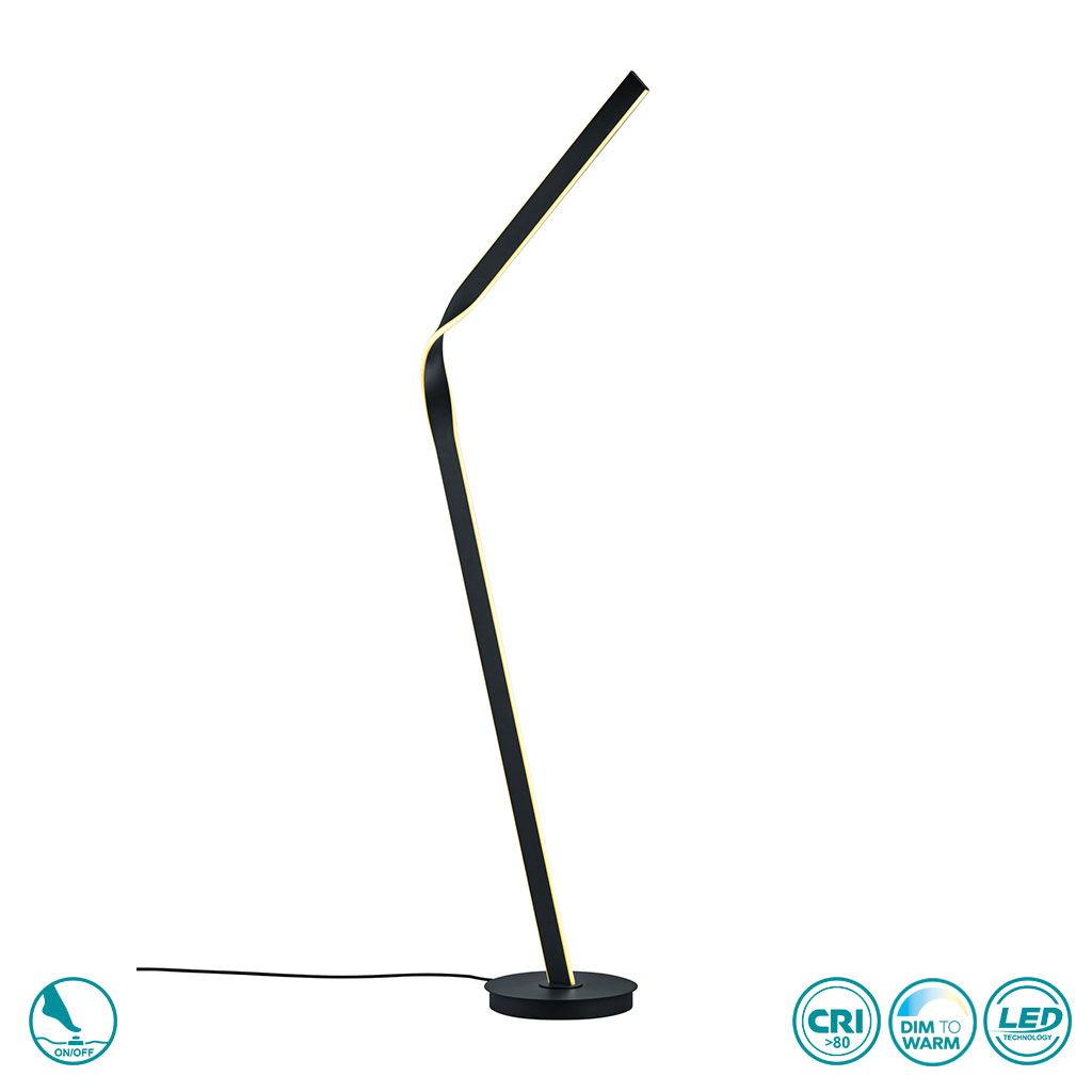 ΦΩΤΙΣΤΙΚΟ ΔΑΠΕΔΟΥ H:180cm ΜΑΥΡΟ ΜΑΤ 40W 4700lm