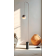 LAMPADA DA TERRA IN ALLUMINIO TORNITO