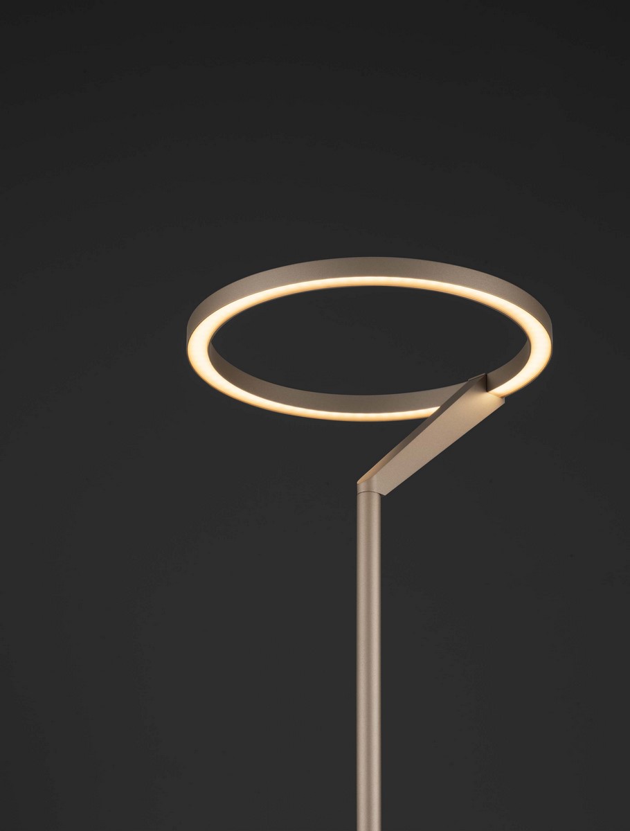 ΕΠΙΤΡΑΠΕΖΙΟ ΦΩΤΙΣΤΙΚΟ LED Moca Coffee Aluminium 