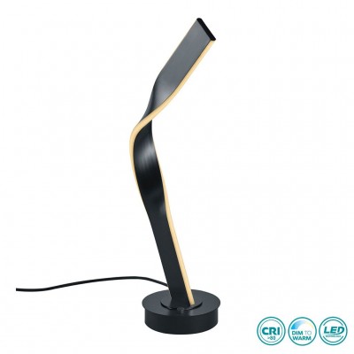 ΕΠΙΤΡΑΠΕΖΙΟ ΦΩΤΙΣΤΙΚΟ ΜΑΥΡΟ ΜΑΤ H:64,5cm 12W 1300lm
