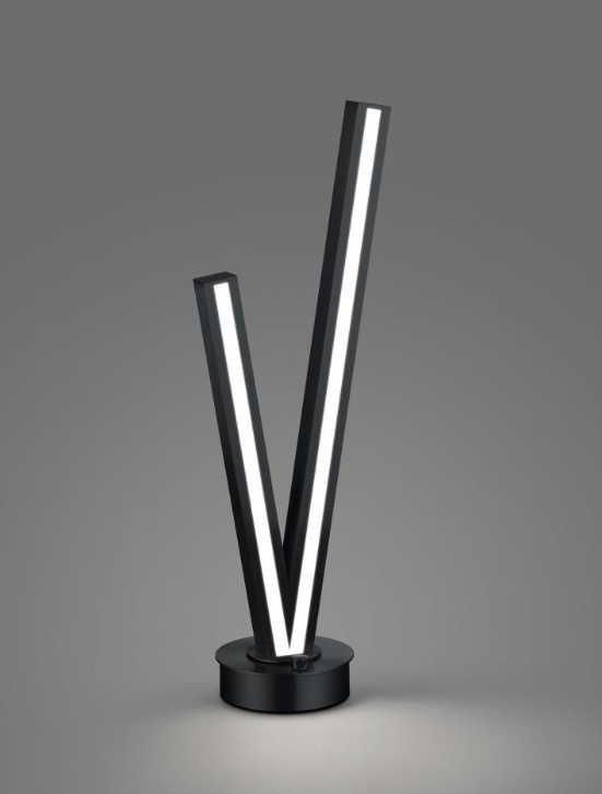 ΕΠΙΤΡΑΠΖΙΟ ΦΩΤΙΣΤΙΚΟ ΣΕ ΣΧΗΜΑ V H:67,5cm  BLACK