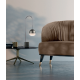 LAMPADA DA TAVOLO IN ALLUMINIO TORNITO Ø 13,5CM  H 60CM