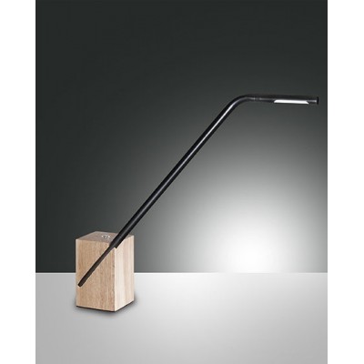 ΕΠΙΤΡΑΠΕΖΙΟ LED METAL FRAME AND WOOD  H: 480 W: 600 D: 100 mm