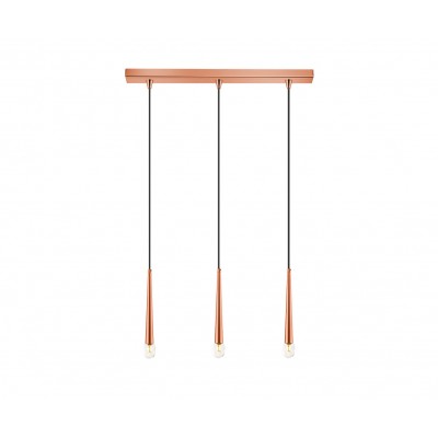 01487 Bar 3-lights Copper