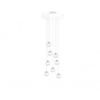 01129 8-lights Round White
