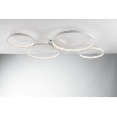PLAFONIERA FREDY BIANCA 60W 8000LM CCT 95X61X6,1CM