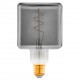 DECORATIVE E27 BULB SMOKED GREY-CUBE