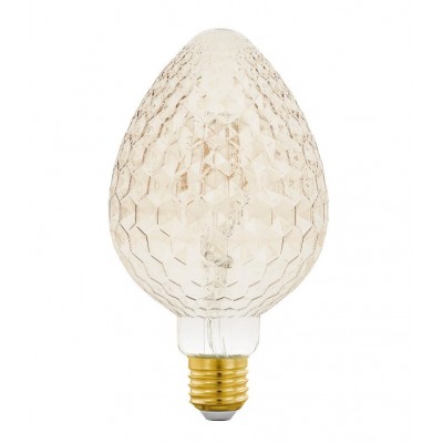DECORATIVE E27 LIGHTBULB WITH HONEYCOMB PATTERN