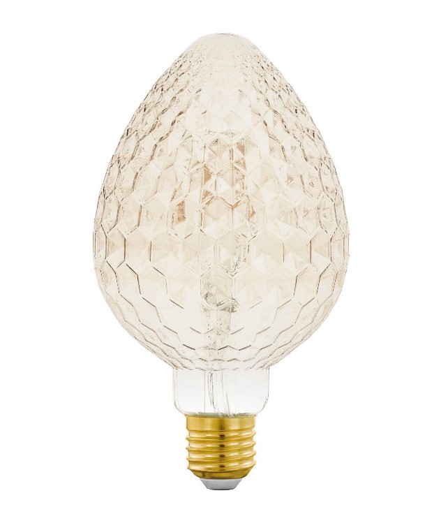 DECORATIVE E27 LIGHTBULB WITH HONEYCOMB PATTERN