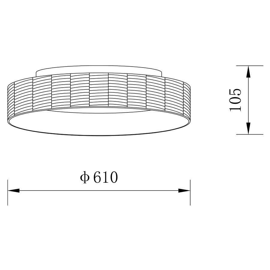 ΟΡΟΦΗΣ ΦΩΤΙΣΤΙΚΟ LED-ΠΛΑΦΟΝΙΕΡΑ-ΚΩΔ. FORTE-60-BK