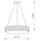 ΠΟΛΥΦΩΤΟ-ΚΡΕΜΑΣΤΟ ΦΩΤΙΣΤΙΚΟ LED-ΚΩΔ. FORTE-63P-BK