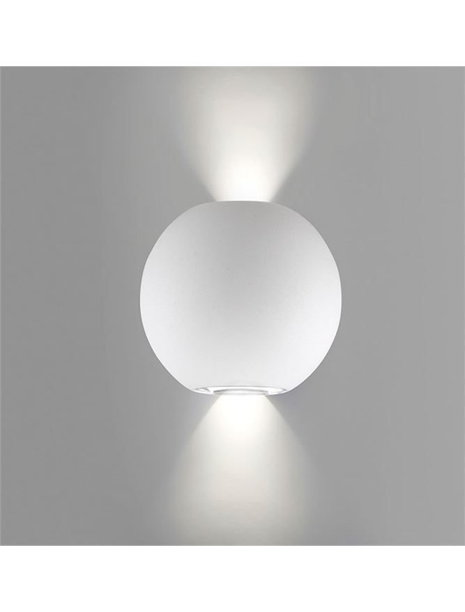 ΑΠΛΙΚΑ LED  ALUMINIUM  WHITE D 110 CM  W 85 CM